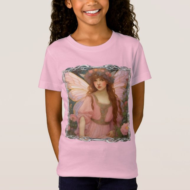 Camiseta Sueños Encantadores: Un Retrato De Hada Rosa De Wh (Anverso)