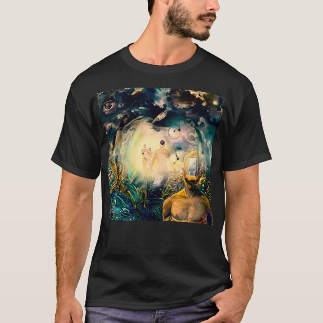 Camiseta Sueños espirituales abstractos (Anverso)