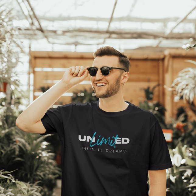 Camiseta Sueños ilimitados crean positividad (Subido por el creador)
