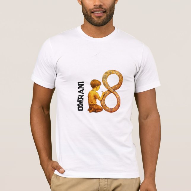 Camiseta "Sueños interminables" - Niño pequeño dibujando el (Anverso)