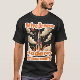Camiseta Sueños retro, diseño de logros modernos