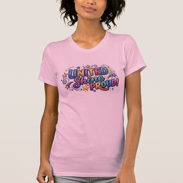 Camiseta Sueños Unidos Futuro Orgulloso (Anverso)