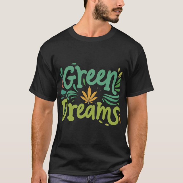 Camiseta Sueños Verdes (Anverso)