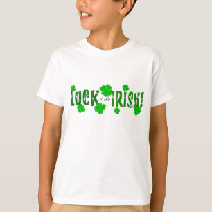 Camiseta Suerte a los Shamrock Verde Irlandés
