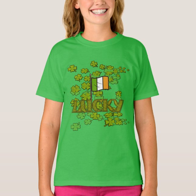 Camiseta Suerte de los irlandeses (Anverso)