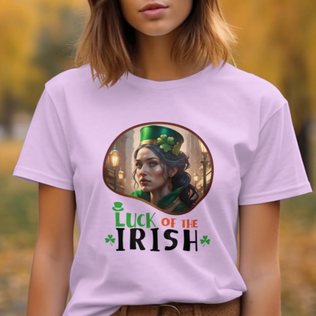 Camiseta Suerte del asunto irlandés-verde de la vestimenta (Subido por el creador)