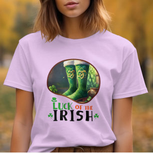 Camiseta Suerte del Carnaval Irlandés - Cloverleaf
