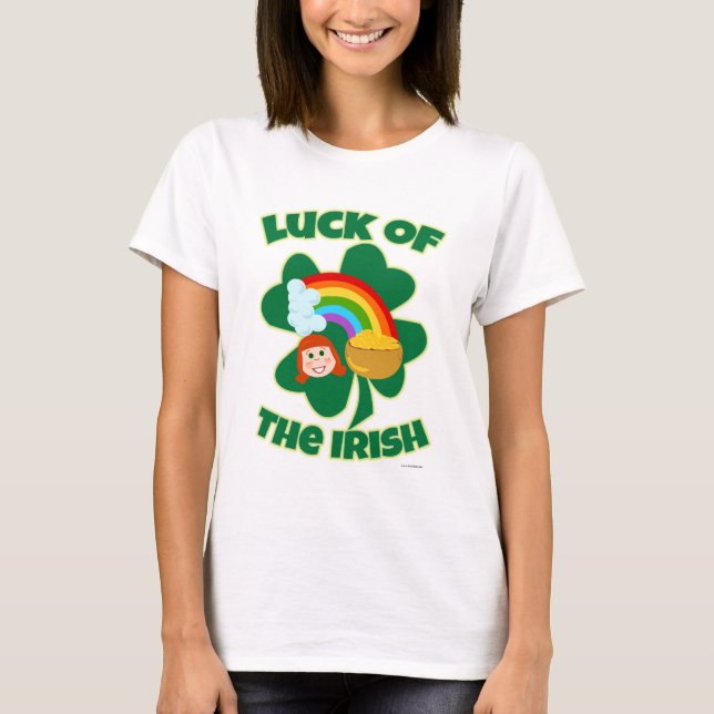 Camiseta Suerte del lema irlandés (Anverso)