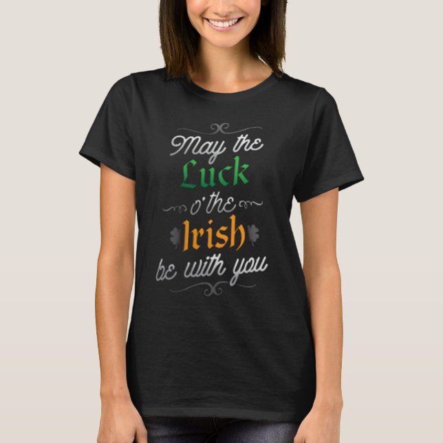 Camiseta Suerte O del día de St Patrick el día de fiesta (Anverso)