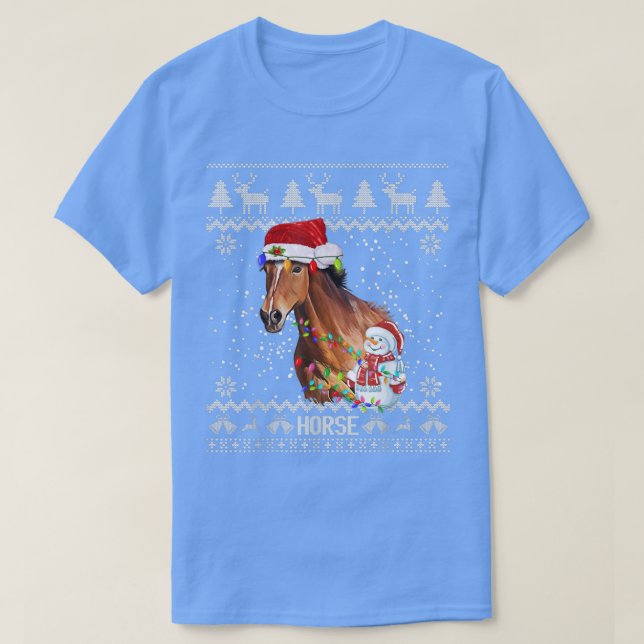 Camiseta Suéteres de Navidades feos  (Diseño del anverso)