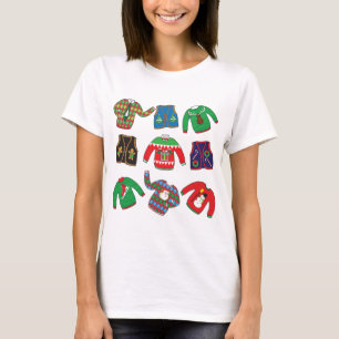 Camiseta Suéteres y chalecos feos del navidad