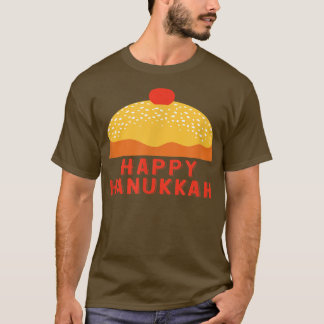 Camiseta Sufganiyah Saying Happy Hanukkah Jewish Chanukah H