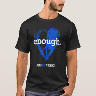Camiseta Suficiente Naranja Control de armas Símbolo de paz