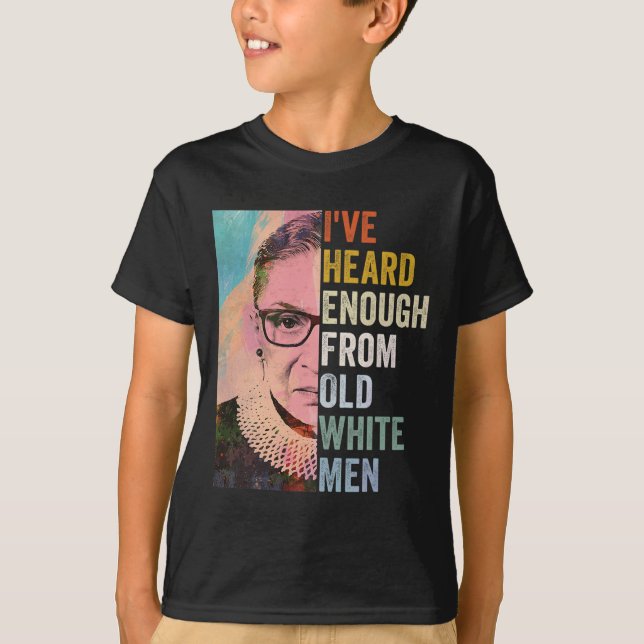 Camiseta Suficiente oído de los viejos blancos (Anverso)