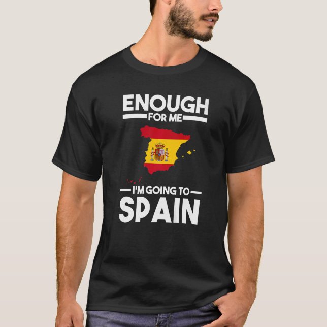 Camiseta suficiente para mí que voy a la bandera española d (Anverso)