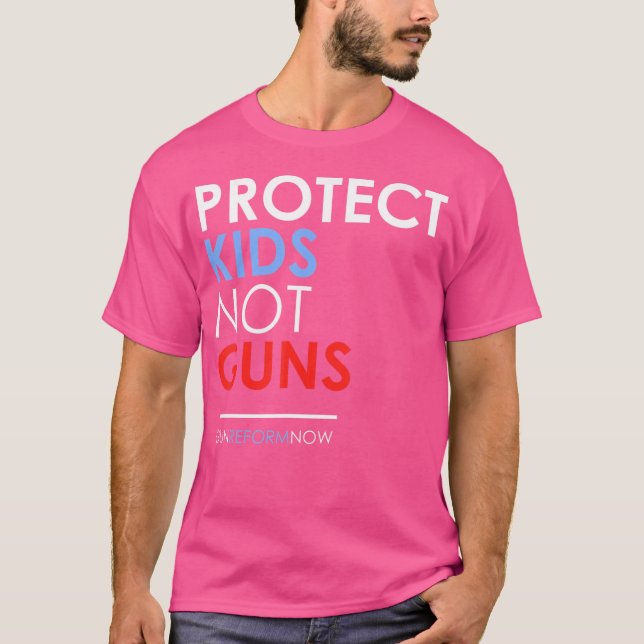 Camiseta Suficiente Para Proteger Lo Suficiente, No Armas (Anverso)