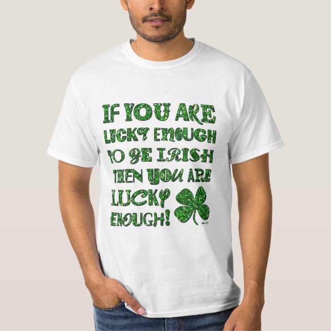 CAMISETA SUFICIENTE SUERTE... (Anverso)