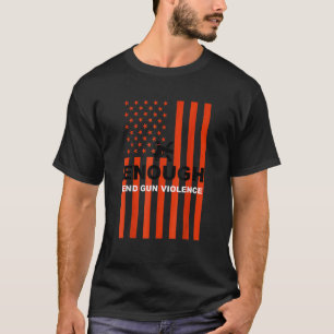 Camiseta Suficiente Violencia De Pistola Final Usa Violenci