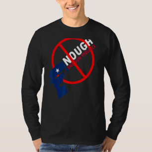 Camiseta Suficiente Violencia en Armas Fin Naranja de la Ba