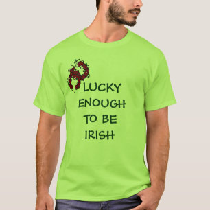 Camiseta SUFICIENTEMENTE AFORTUNADO PARA SER IRLANDÉS Camis