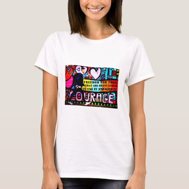 Camiseta suficientemente valiente (ligera) (Anverso)