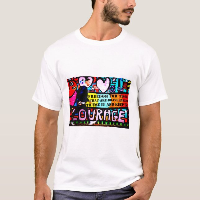 Camiseta suficientemente valiente (ligera) (Anverso)