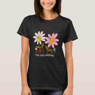 Camiseta Suficientes flores de margarita Retro Groovy 70 Me