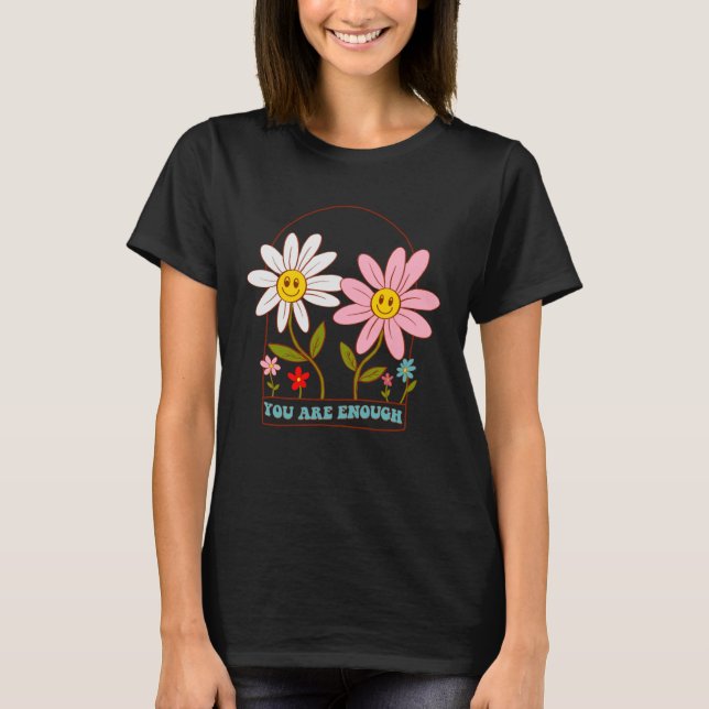 Camiseta Suficientes flores de margarita Retro Groovy 70 Me (Anverso)
