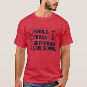 Camiseta Sufrimiento de un solo estudiante en la facultad d