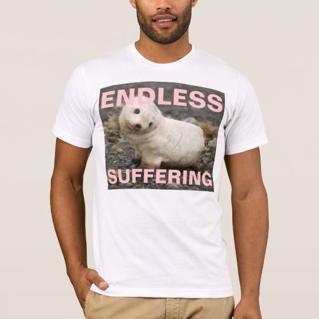 Camiseta sufrimiento sin fin (Anverso)