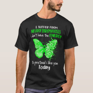 Camiseta Sufro de Conciencia de Neurofibromatosis Mariposa