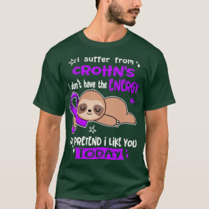 Camiseta Sufro De Crohns Que No Tengo La Energía Para Prest
