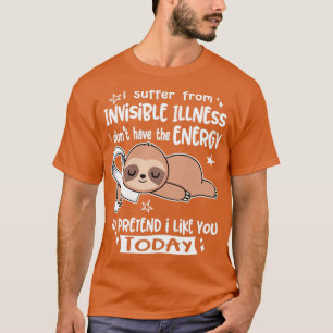 Camiseta Sufro De Enfermedad Invisible Que No Tengo El Baño