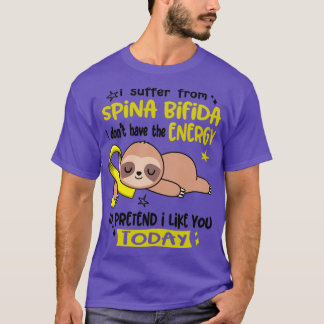 Camiseta Sufro De Spina Bifida No Tengo Energía