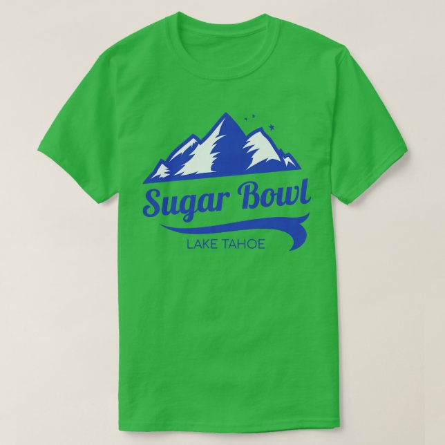 Camiseta Sugar Bowl Ski Lake Tahoe California (Diseño del anverso)