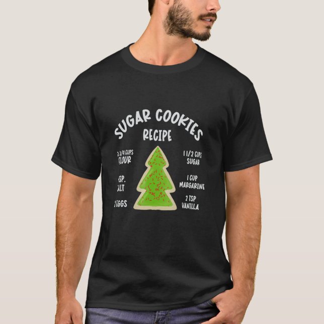 CAMISETA SUGAR COOKIE RECIPE CHRISTMAS BAKING (Anverso)