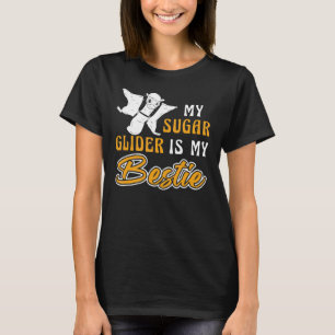 Camiseta Sugar Glider Bestie Forest Animal Rodent Flying Sq