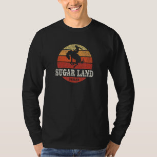 Camiseta Sugar Land TX Vintage Country Western Retro