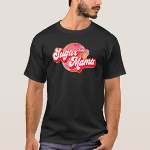 Camiseta Sugar Mamá Mamá Chica Donut Cupcake Helado Crema T