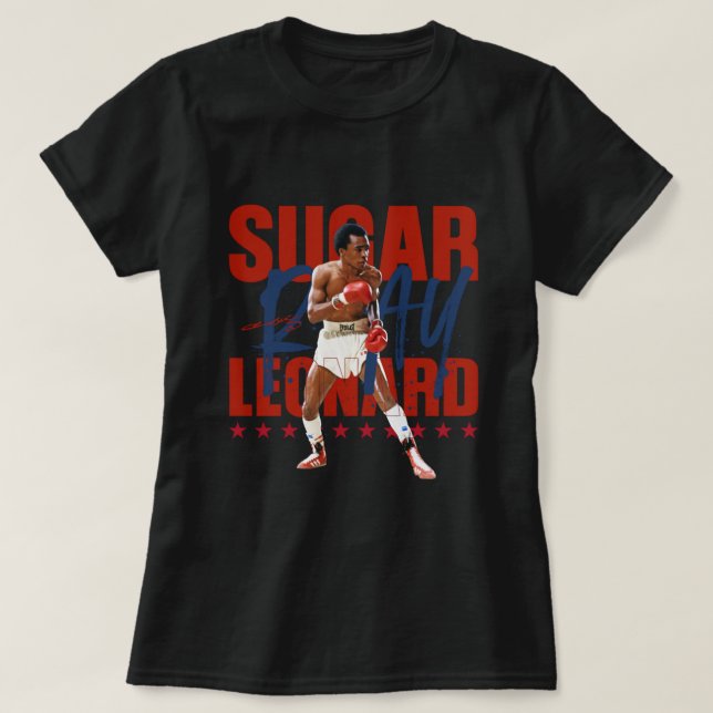 Camiseta Sugar Ray Leonard (Diseño del anverso)