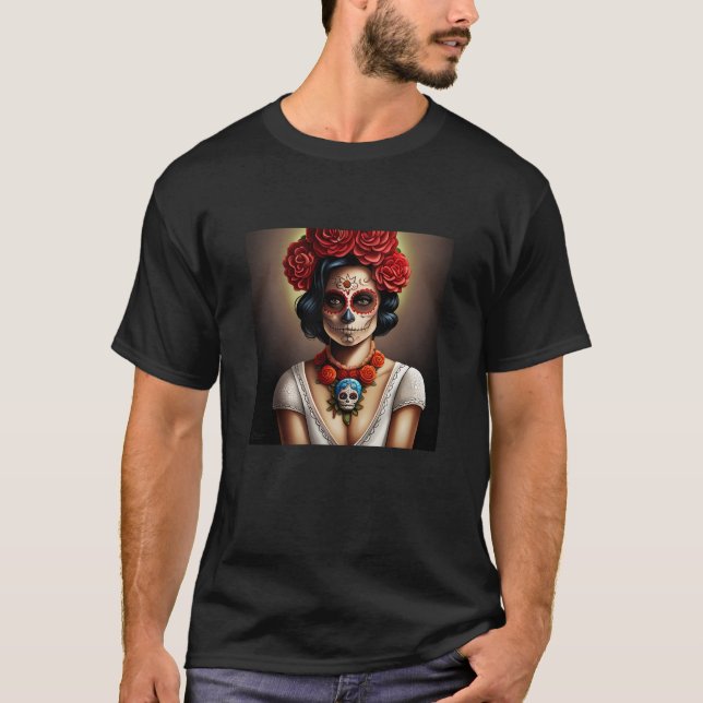 Camiseta Sugar Skull Art (Anverso)