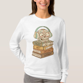 Camiseta Sugar Skull Passionate About Reading