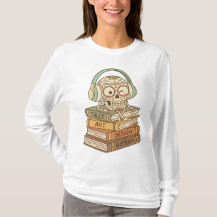 Camiseta Sugar Skull Passionate About Reading