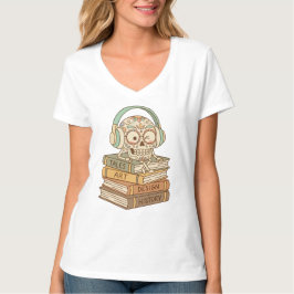 Camiseta Sugar Skull Passionate About Reading