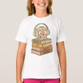 Camiseta Sugar Skull Passionate About Reading