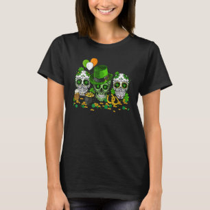 Camiseta Sugar Skull St Patricks Day Of The Dead Women Men 