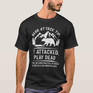 Camiseta Sugerencia de ataque de oso si se ataca juego dive