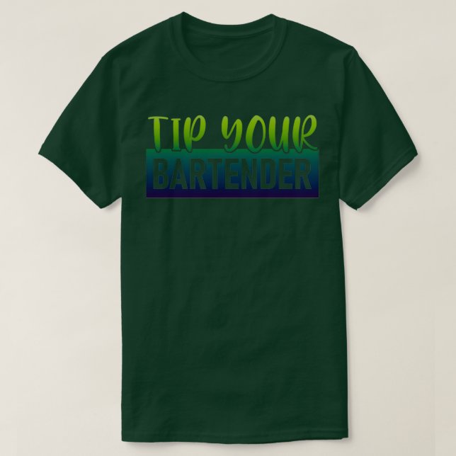 Camiseta Sugerencia para tu BARTENDER Bartender Funny Barte (Diseño del anverso)