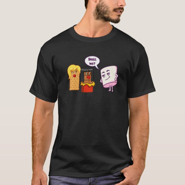Camiseta ¿Sugerimos que S'mores Marshmallow Camping S (Anverso)