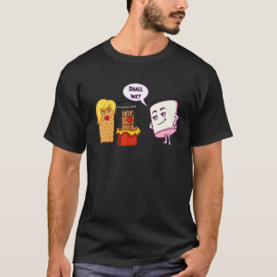 Camiseta ¿Sugerimos que S'mores Marshmallow Camping S